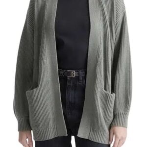 Quince Agave 100% Organic Cotton Oversized Cardigan